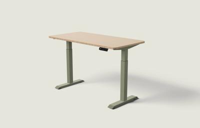 Desktronic HomeOne bureau - Olijfgroen / Bamboe / 140x70 cm