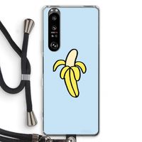 Banana: Sony Xperia 1 III Transparant Hoesje met koord Banana: Sony Xperia 1 III Transparant Hoesje met koord