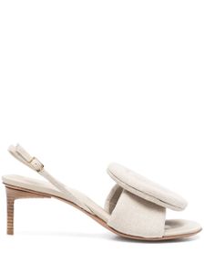 Jacquemus sandales Cuscinu à bride arrière - Tons neutres