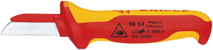 Knipex Kabelmes | Geïsoleerde meercomponenten-greep | VDE-getest | Lengte 190 mm | Zelfbedieningskaart/blister - 98 54 SB