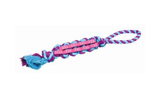 TRIXIE TWISTED STICK NATUURRUBBER AAN TOUW ASSORTI 37 CM 3 ST