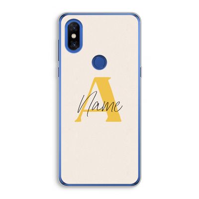 Amber Script: Xiaomi Mi Mix 3 Transparant Hoesje
