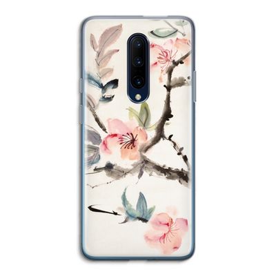Japanse bloemen: OnePlus 7 Pro Transparant Hoesje