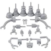 Creativ Company Robot onderdelen grijs, 19st. Creativ Company Robot onderdelen grijs, 19st.