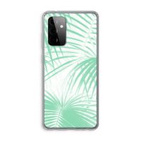 Palmbladeren: Samsung Galaxy A72 Transparant Hoesje Palmbladeren: Samsung Galaxy A72 Transparant Hoesje
