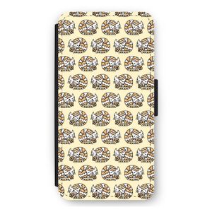 Slapende poes: iPhone 11 Flip Hoesje