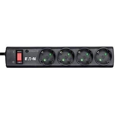 EATON beschermingsstrip 4 DIN overspanningsafleider met meerdere stopcontacten, 10A