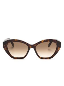 Alexander McQueen Eyewear lunettes de soleil à monture papillon - Marron