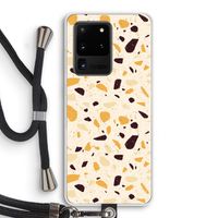 Terrazzo N°13: Samsung Galaxy S20 Ultra Transparant Hoesje met koord