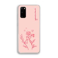 Giving Flowers: Samsung Galaxy S20 Transparant Hoesje