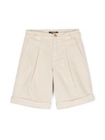 Balmain Kids short à design plissé - Tons neutres