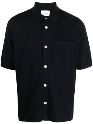 Norse Projects chemise boutonnée à manches courtes - Bleu