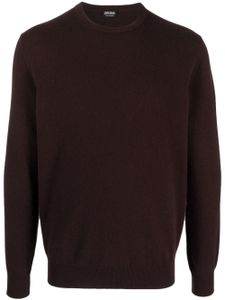 Zegna pull en cachemire à col rond - Rouge