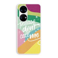 Don't call: Huawei P50 Transparant Hoesje