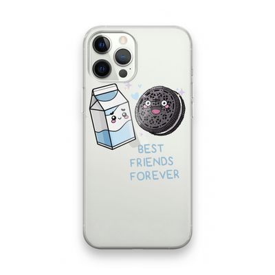 Best Friend Forever: iPhone 12 Pro Transparant Hoesje