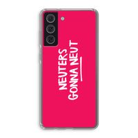 Neuters (roze): Samsung Galaxy S21 FE Transparant Hoesje