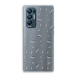 Hipster stripes: Oppo Find X3 Neo Transparant Hoesje
