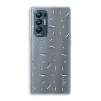 Hipster stripes: Oppo Find X3 Neo Transparant Hoesje