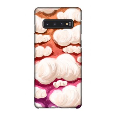 Katoen Wolken: Samsung Galaxy S10 4G Volledig Geprint Hoesje