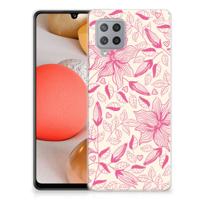 Samsung Galaxy A42 | TPU Case | Pink Flowers