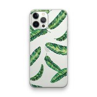 Lange bladeren: iPhone 12 Pro Transparant Hoesje