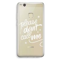 Don't call: Huawei Ascend P10 Lite Transparant Hoesje