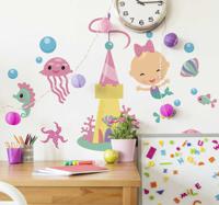 Muursticker kinderkamer zeedieren - thumbnail