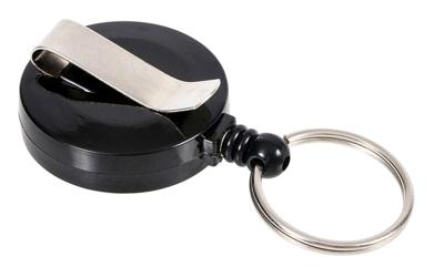 Afrolmechanisme europel sleutelring zwart