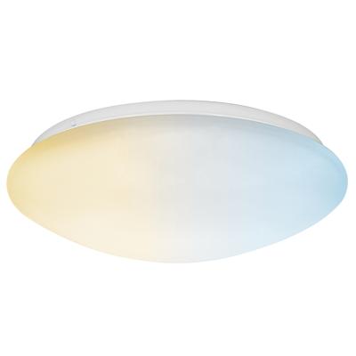 LED Plafondlamp met Sensor - Velvalux - 12W 1300lm - Aanpasbare Lichtkleur CCT - Spatwaterdicht IP44 - Opbouw - Rond - Wit