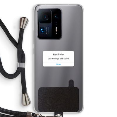 Reminder: Xiaomi Mi Mix 4 Transparant Hoesje met koord