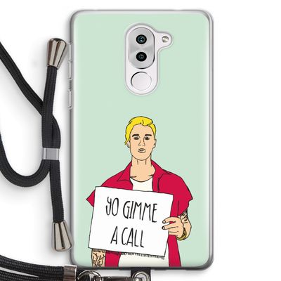 Gimme a call: Honor 6X Transparant Hoesje met koord