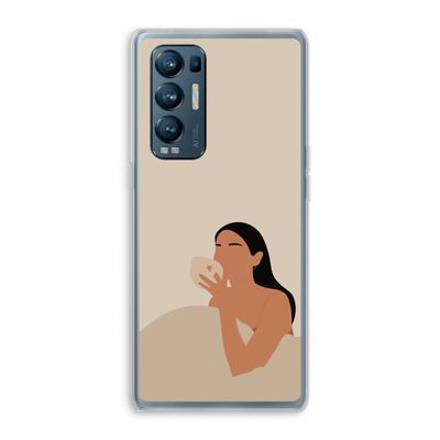 Fresh coffee: Oppo Find X3 Neo Transparant Hoesje