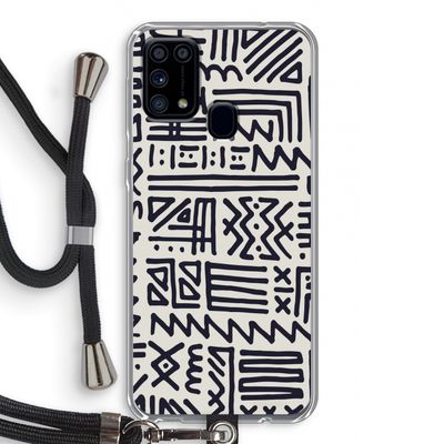 Marrakech print: Samsung Galaxy M31 Transparant Hoesje met koord