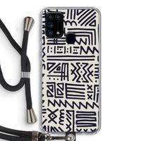 Marrakech print: Samsung Galaxy M31 Transparant Hoesje met koord Marrakech print: Samsung Galaxy M31 Transparant Hoesje met koord