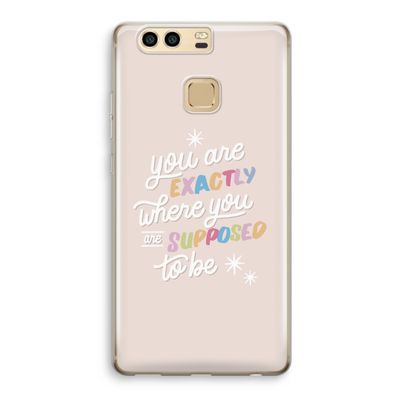 Right Place: Huawei P9 Transparant Hoesje
