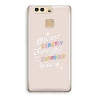 Right Place: Huawei P9 Transparant Hoesje