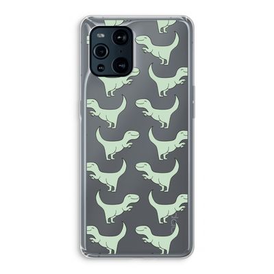 Dinos: Oppo Find X3 Transparant Hoesje