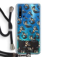 Zeemeermin: Huawei P20 Lite (2019) Transparant Hoesje met koord Zeemeermin: Huawei P20 Lite (2019) Transparant Hoesje met koord