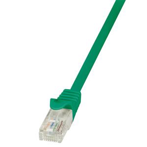 LogiLink CP2035U RJ45 Netwerkkabel, patchkabel CAT 6 U/UTP 1.00 m Groen Snagless 1 stuk(s)