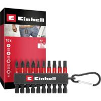 Einhell Karabiner Impact Bit Set 10tlg 118633 Bitset 1/4 (6.3 mm), PH, PZ, Torx, Zeskant