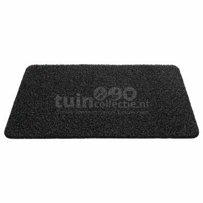 Hamat Deurmat Curly 60x80cm Zwart