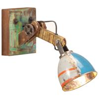 Wandlamp industrile stijl rond E27 meerkleurig