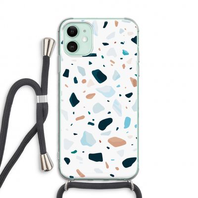 Terrazzo N°13: iPhone 11 Transparant Hoesje met koord