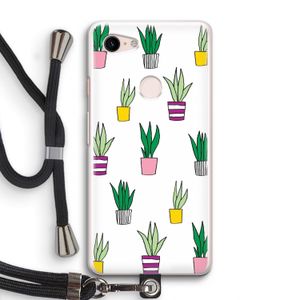 Sanseveria: Pixel 3 Transparant Hoesje met koord