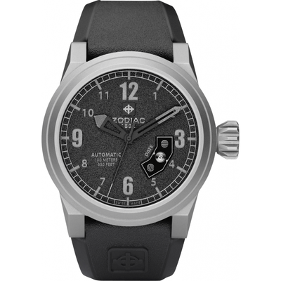 Horlogeband Zodiac ZO8530 Rubber Zwart 32mm
