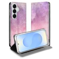Book Wallet Case Samsung Galaxy S26+ Pink Purple Paint