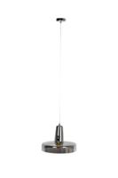 ZILT Hanglamp 'Ezequiel' Glas, 35cm, kleur Smoke