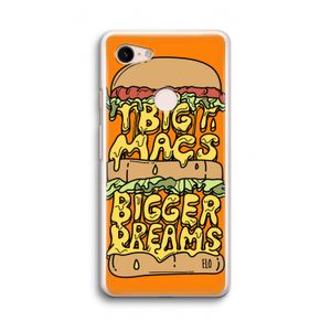 Big Macs Bigger Dreams: Google Pixel 3 Transparant Hoesje