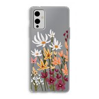 Painted wildflowers: OnePlus 9 Transparant Hoesje