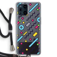 8-bit N°8: Oppo Find X3 Pro Transparant Hoesje met koord